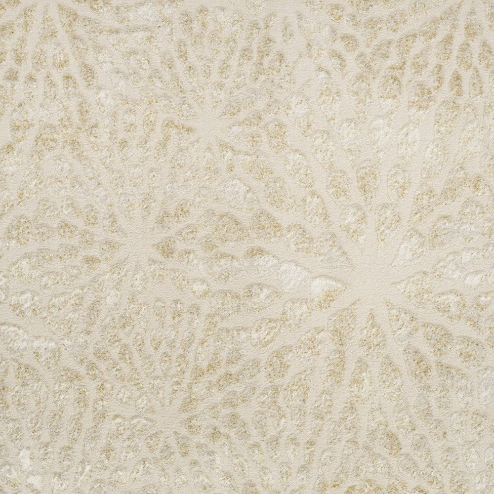 Ivory Abstract Area Rug