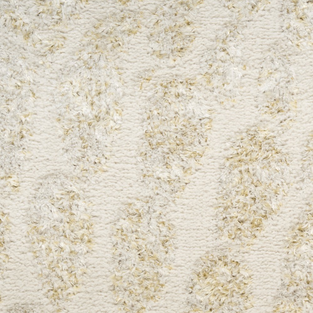 Ivory Abstract Area Rug