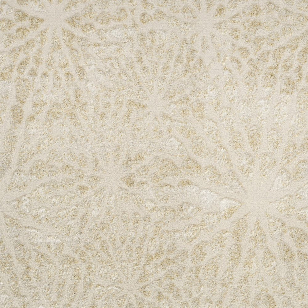 Ivory Abstract Area Rug