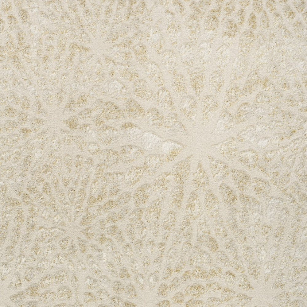 Ivory Abstract Area Rug