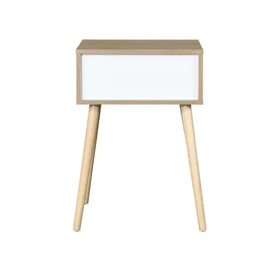 Mid-Century Modern Side Table with Drawer