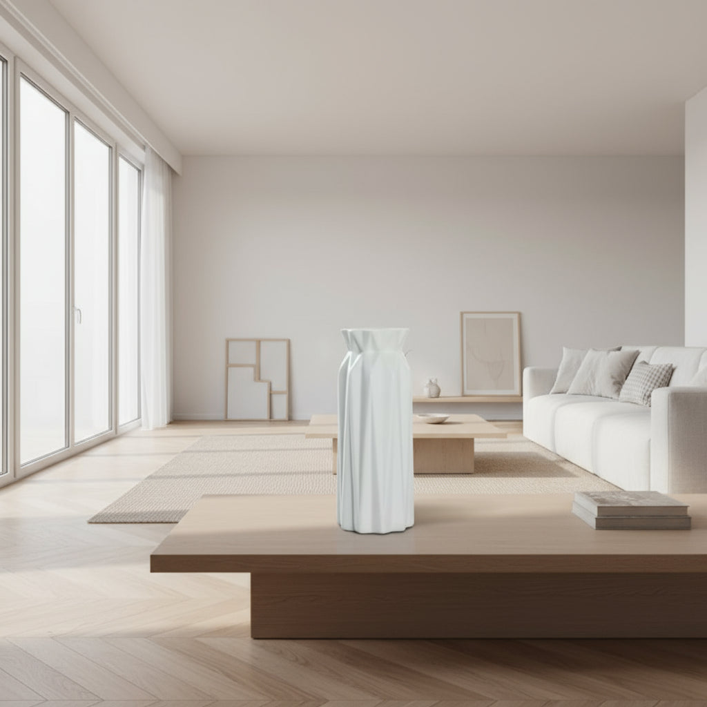 Modern Minimalist Ceramic Vase for Home & Office Decor