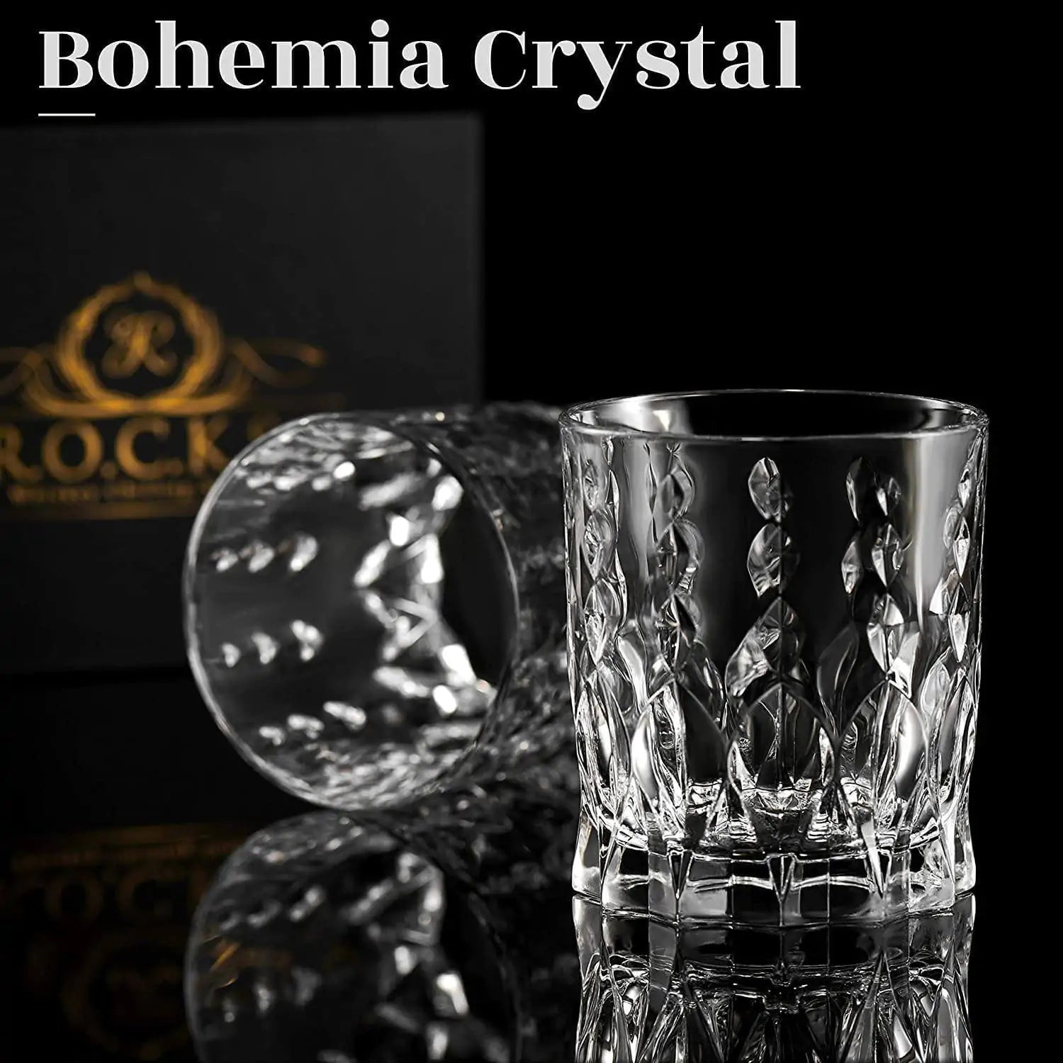 EcoLux Crystal Whiskey Glasses