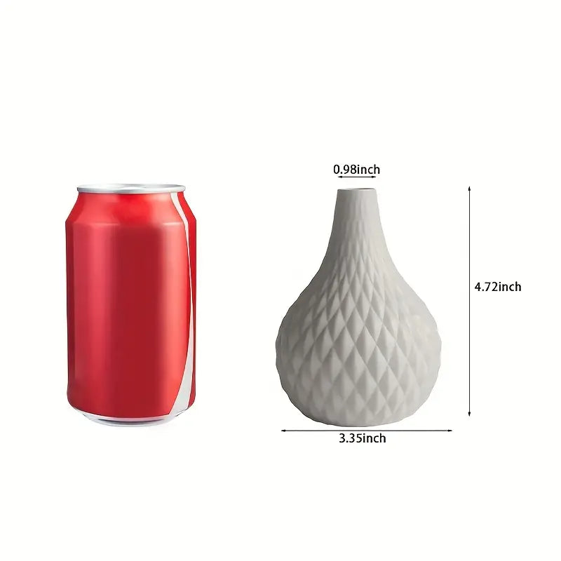 Contemporary White Ceramic Vase