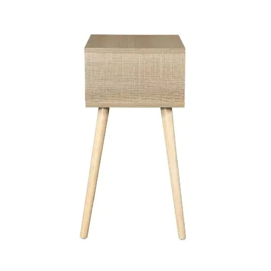 Mid-Century Modern Side Table with Drawer